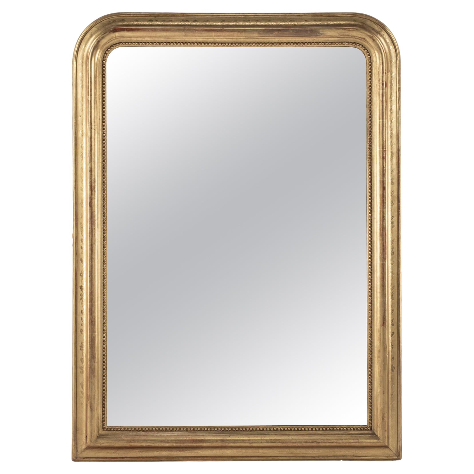 19th Century Louis Philippe Giltwood Mirror