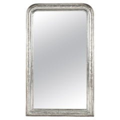 19th Century Louis Philippe Silver Mirror