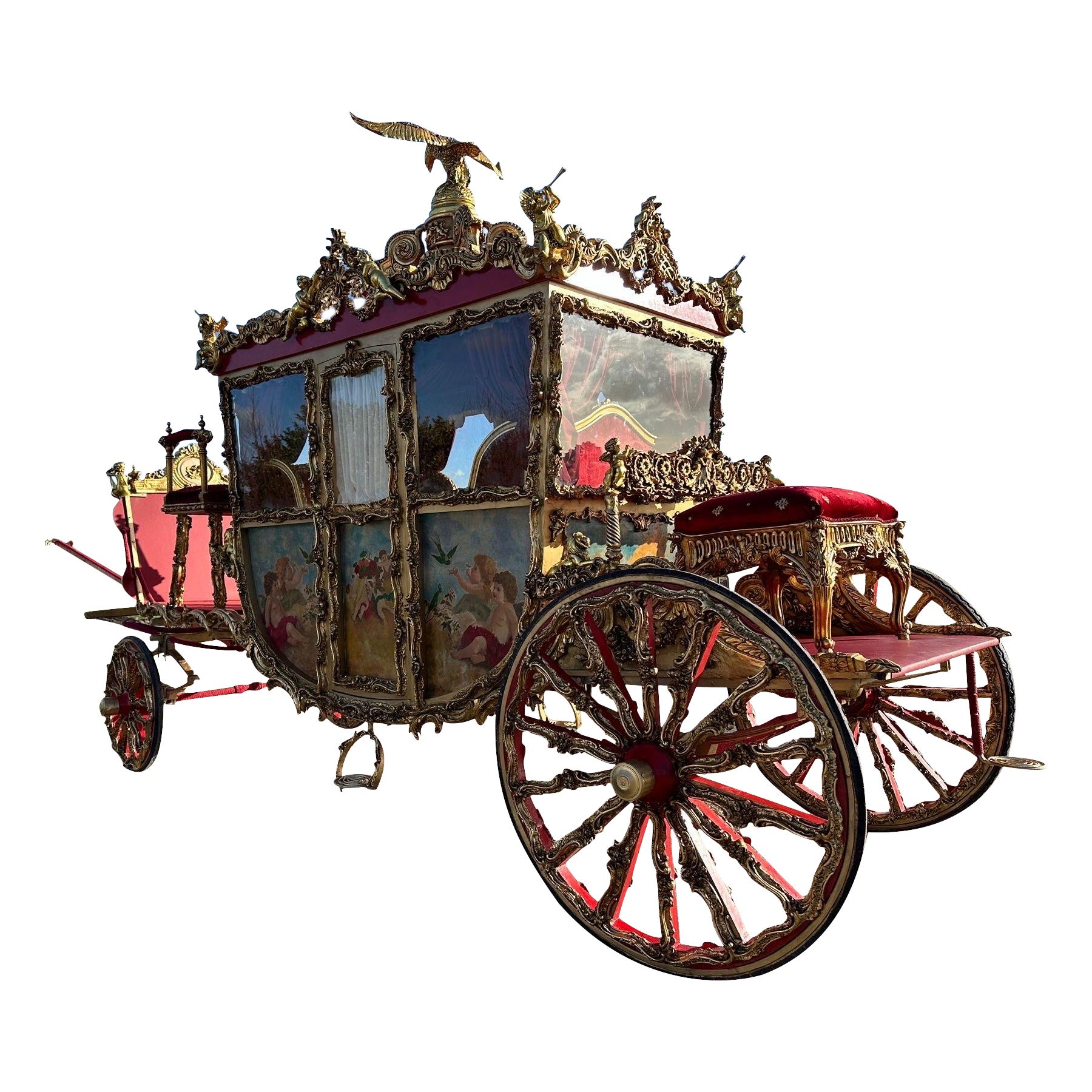 Chariot royal néerlandais unique en son genre, restauré et prêt à être utilisé en vente
