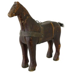 Small Antique Swedish Horse, Original Paint