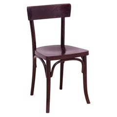 Walnut bistro chair THONET, Czechoslovakia, 1920´s