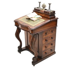 Victorian Davenport Desk Walnut 1890