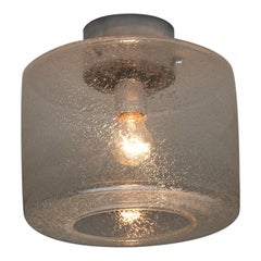 Crystal Bubble Glass Ceiling Mount by Glashütte Limburg