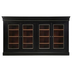 French Inspired Louis Philippe Style Bookcase Custom with Secret Compartments