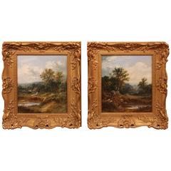 Pair of Oil Paintings Attributed by Edwin Buttery