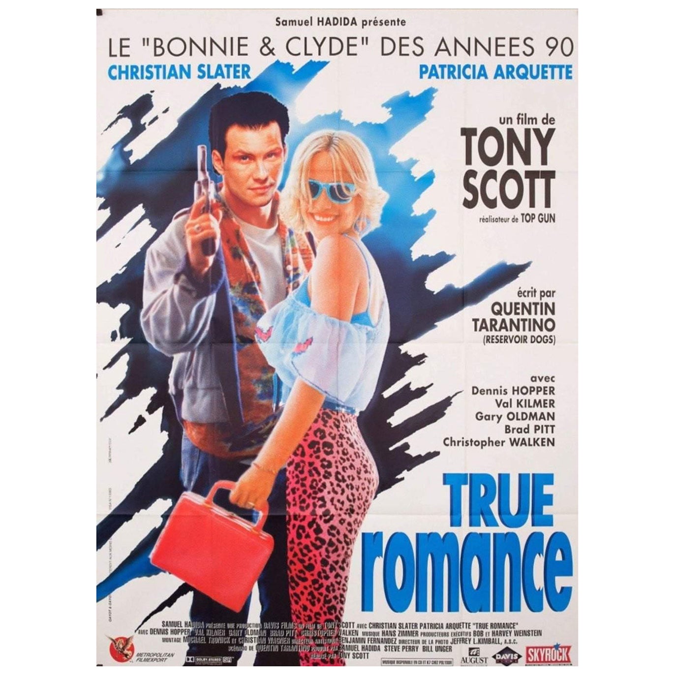 1993 True Romance (französisch) Original-Vintage-Poster im Angebot