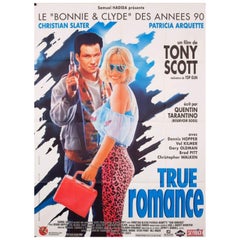 1993 True Romance (French) Original Antique Poster