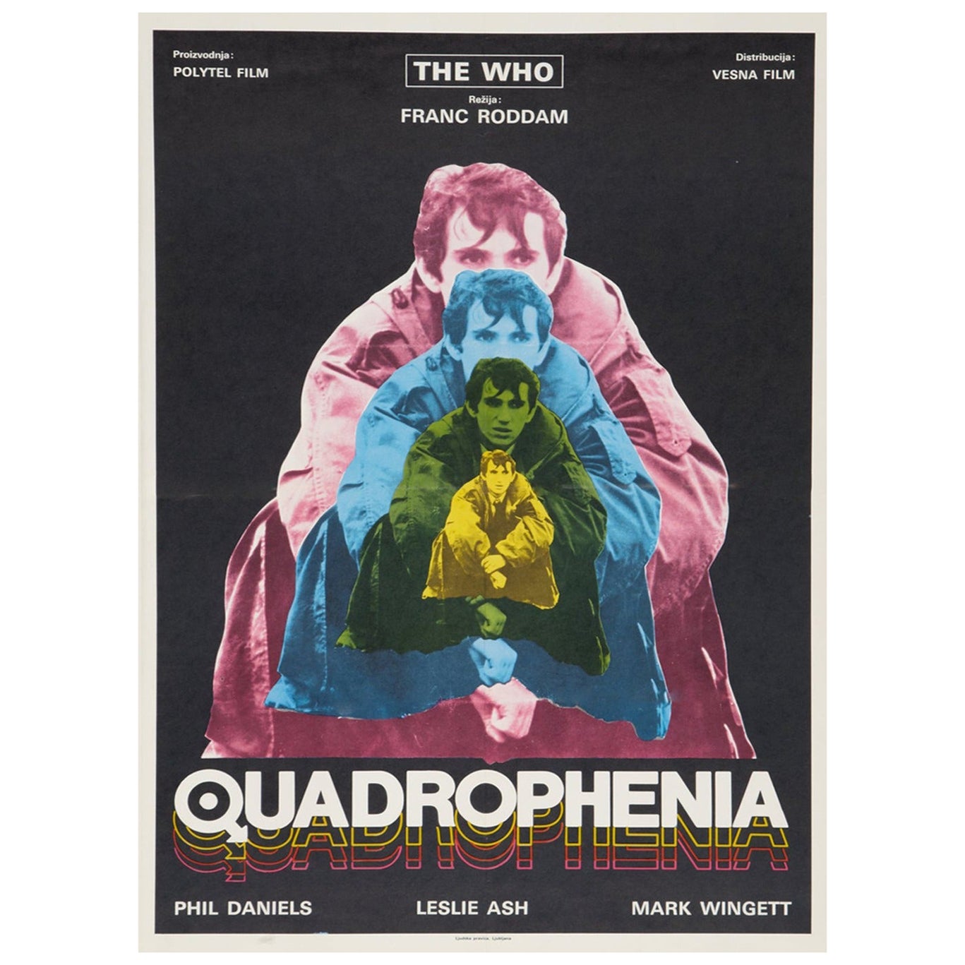 1979 Quadrophenia (Yugoslavian) Original Vintage Poster For Sale