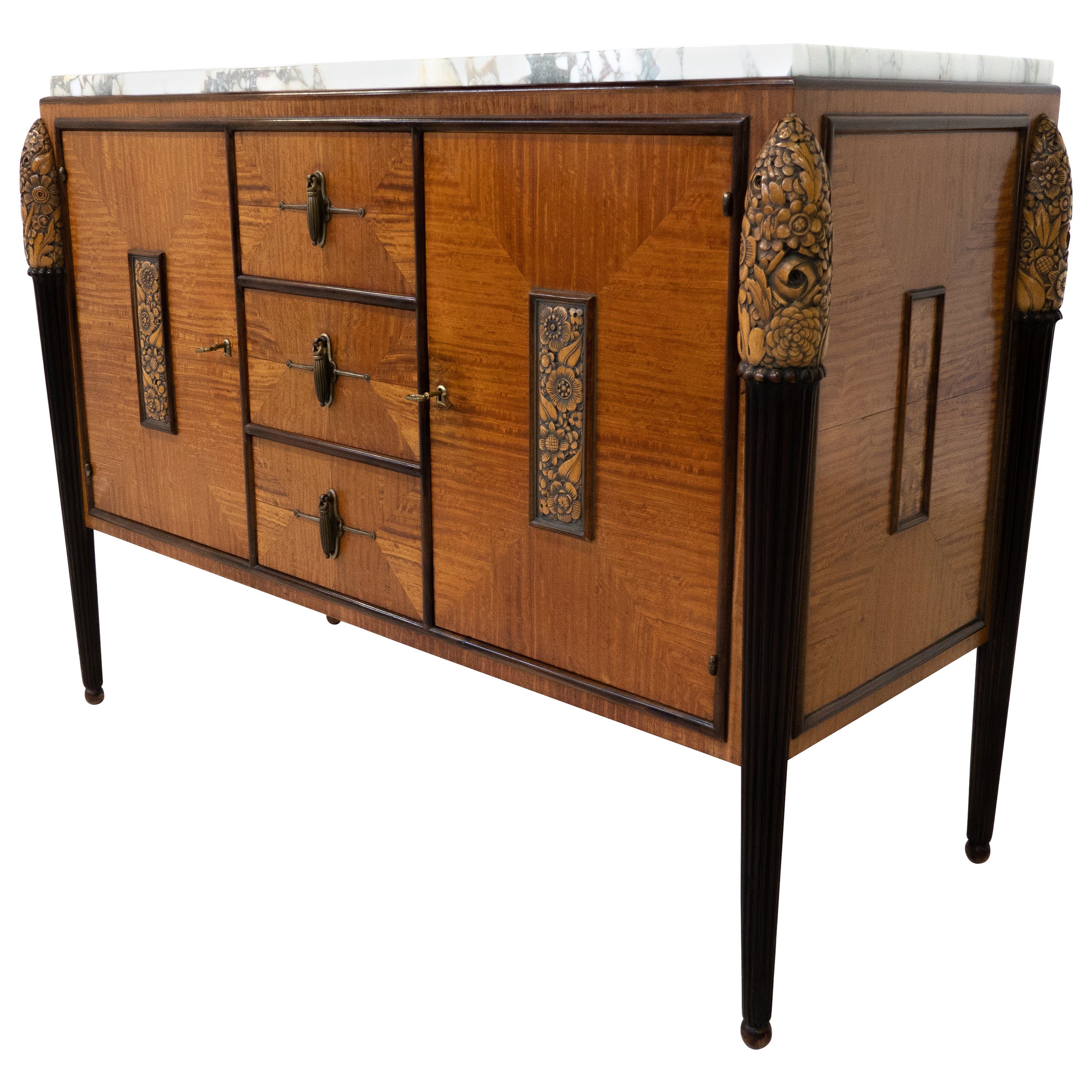 Art Deco Chest of Drawers by Paul Follot, France For Sale