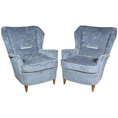 Pair of Italian Armchairs, 1950