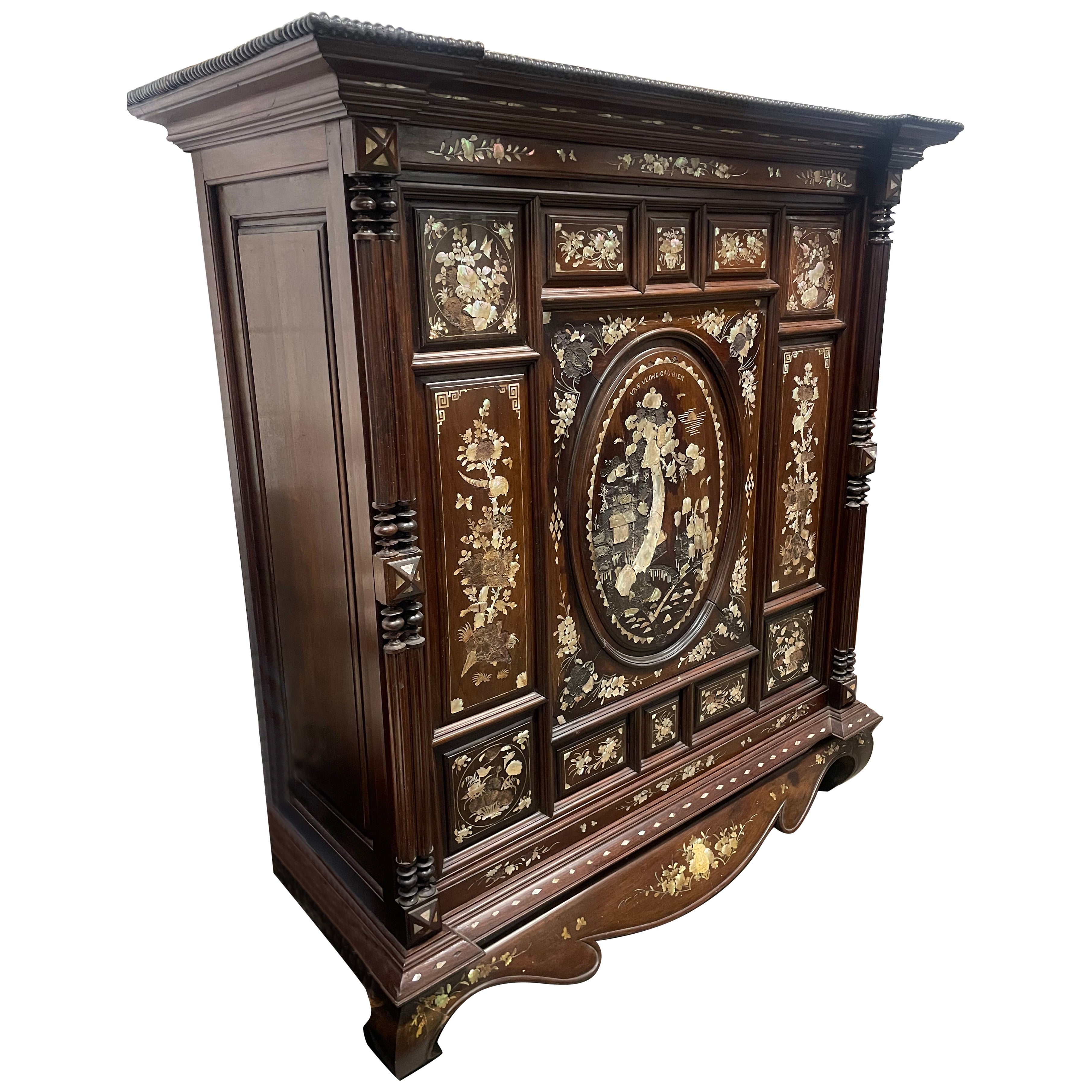 Mid 19th Century Dutch Indonesian Cabinet For Sale