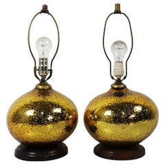 Mexican Modernism Mercury Glass Table Lamps