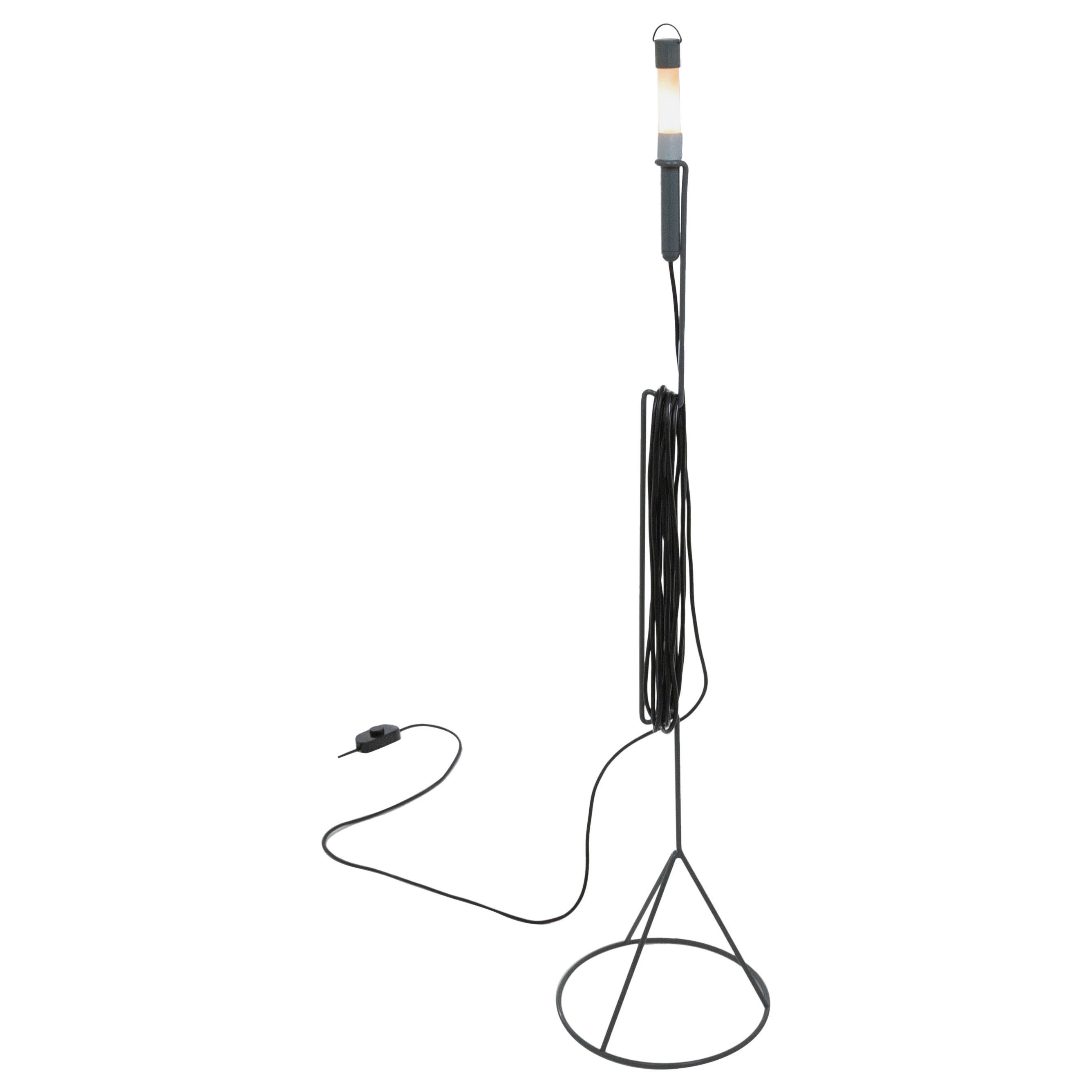 Lampada da terra Edy di Piero Castiglioni per Fontana Arte, anni '80