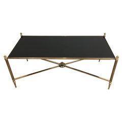Brass Coffee Table, Maison Jansen
