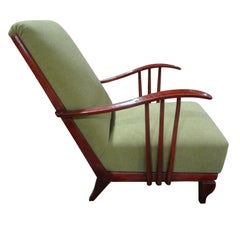 Retro Italian Modern Lounge Chair Attributed To Paolo Buffa