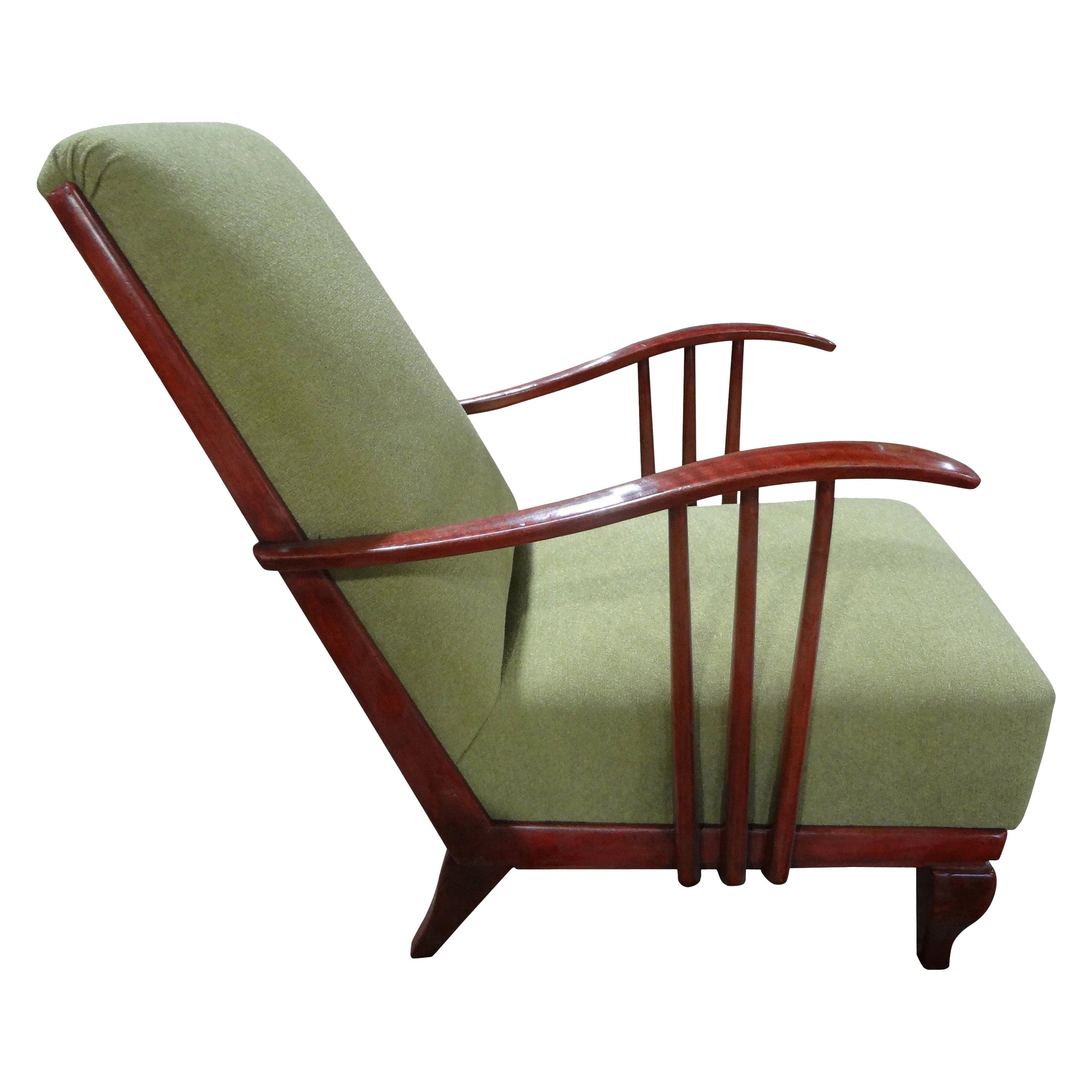 Italian Modern Lounge Chair Attributed To Paolo Buffa