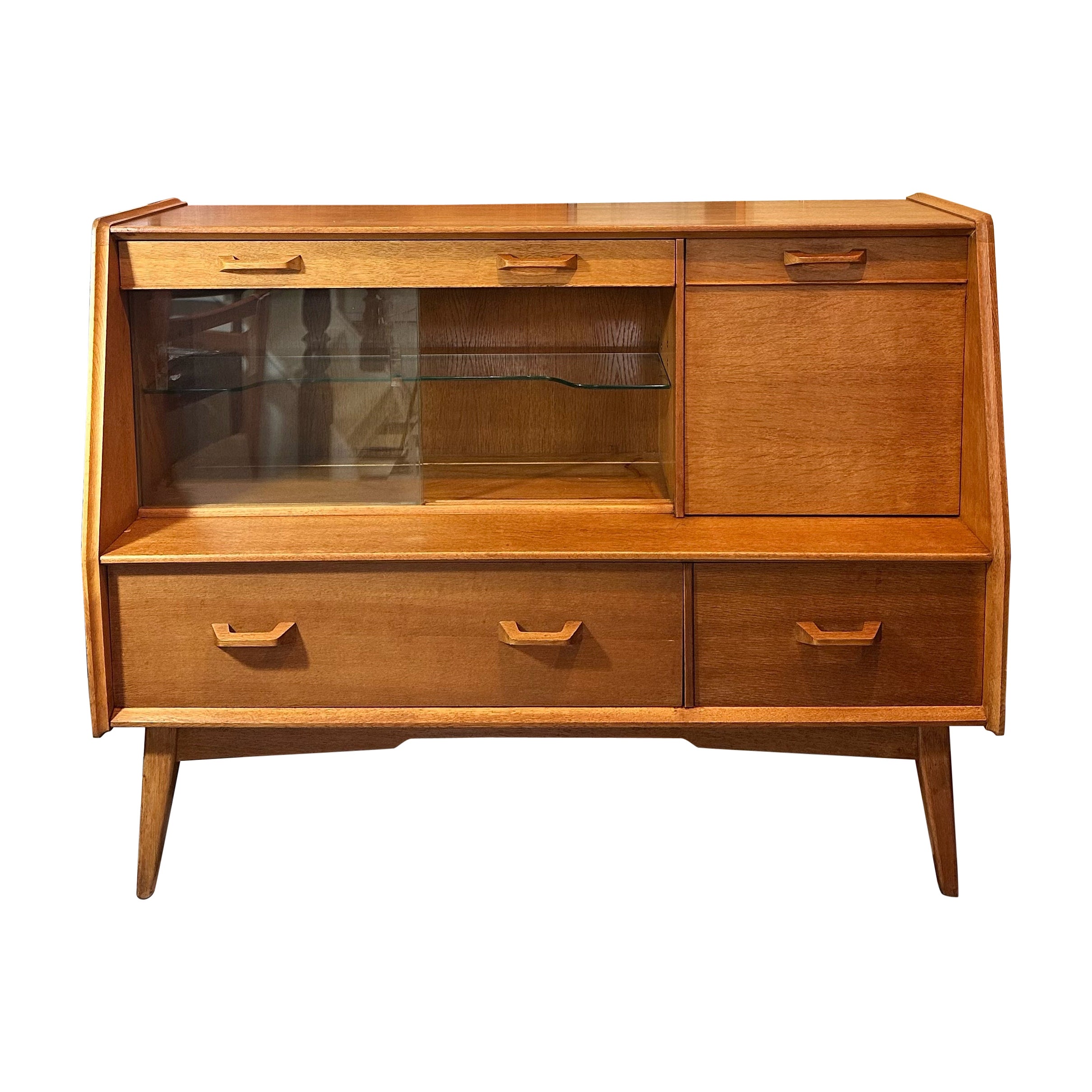 Mid-Century 1950's E Gomme G-Plan Highboard/Sideboard/Media-Schrank 