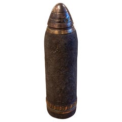 Sculpture of Bullet Projectile with Cover on Top