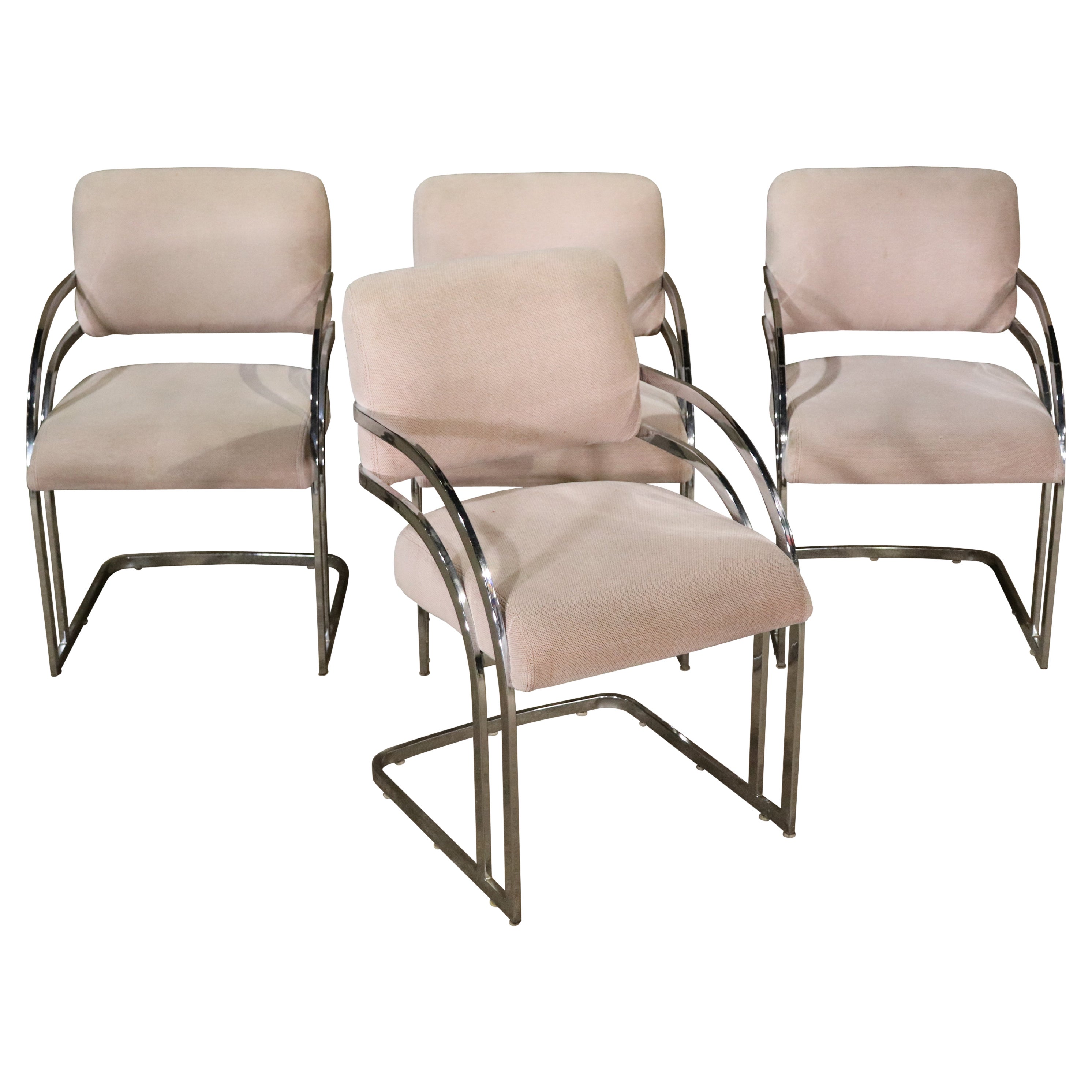 Mid-century Chrome Chairs For Sale