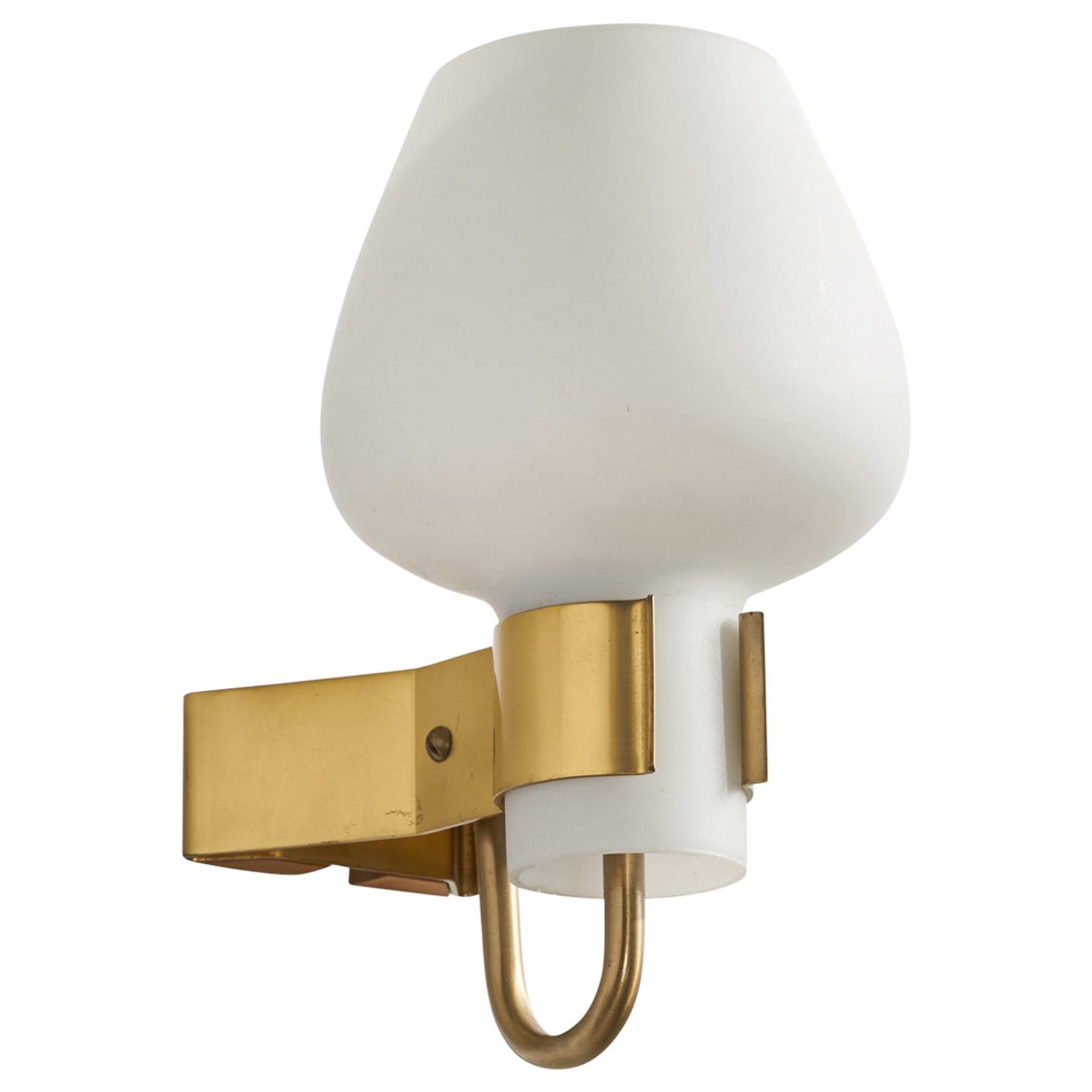 ASEA, Wall Light, Brass, Glass, Sweden, 1960s