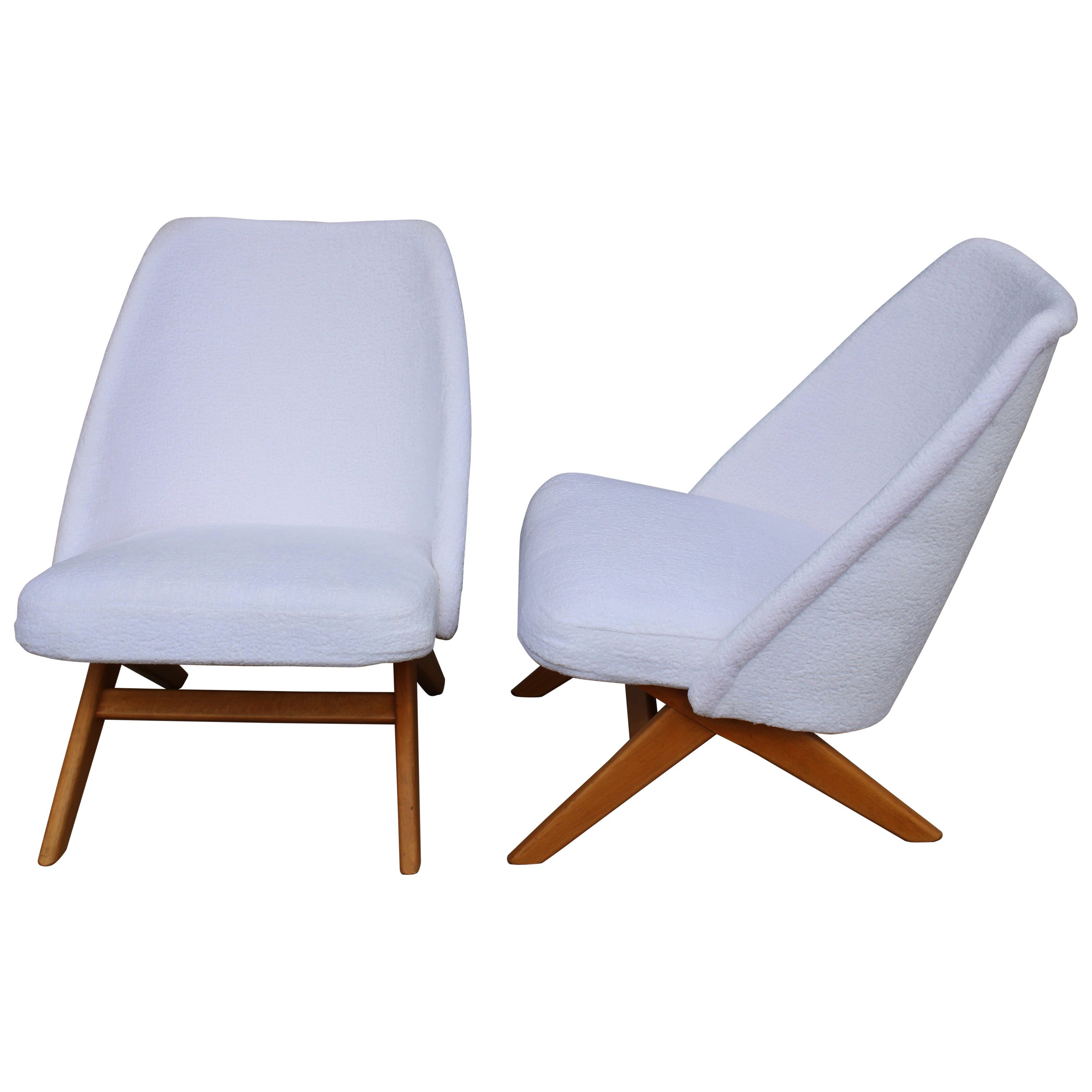 Pair of Congo Chairs by Theo Ruth for Artifort For Sale