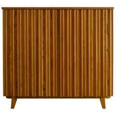 Swedish Mid Century Pine Wood Cabinet Dresser by Göran Malmvall Produced 1940s 