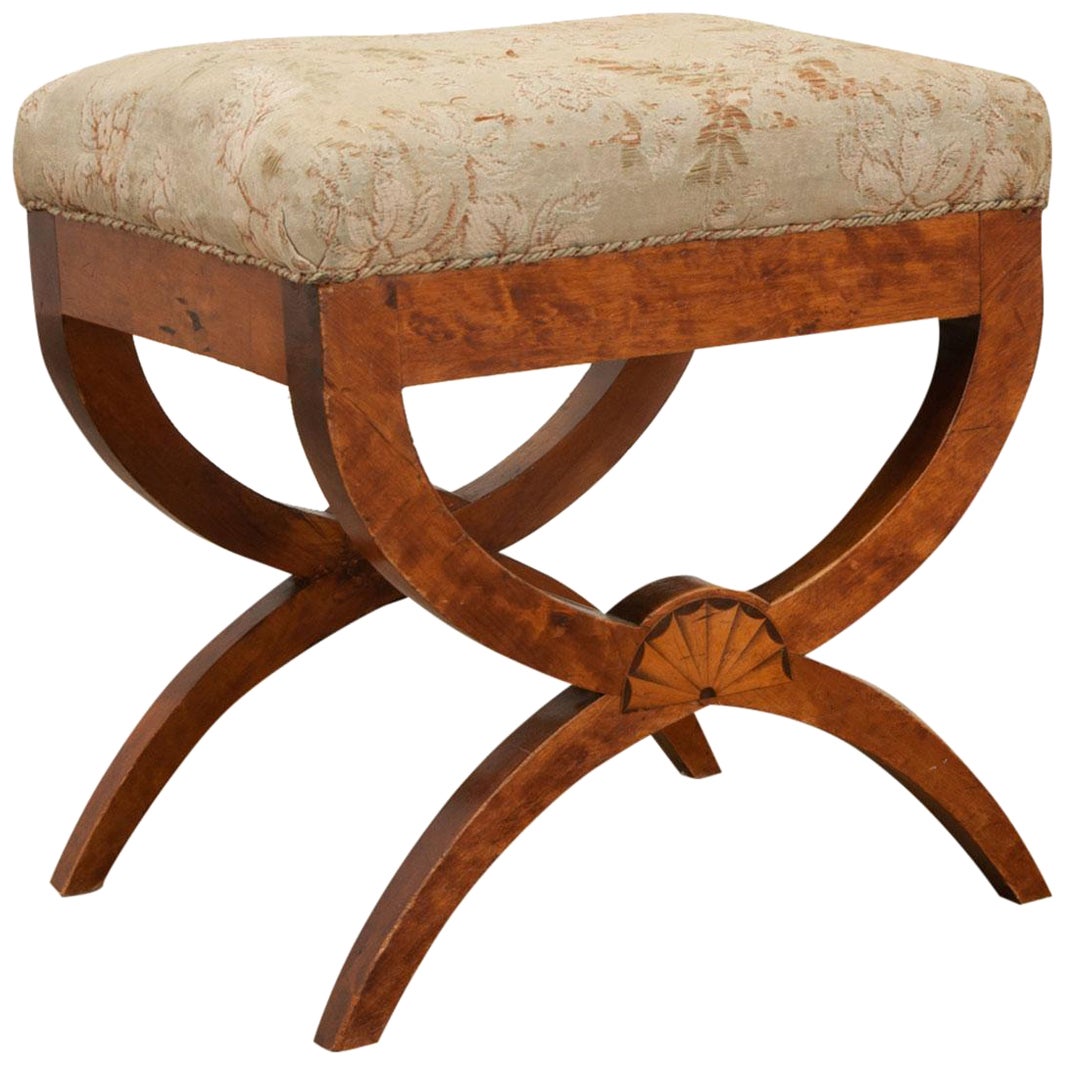 19th Century Biedermeier Stool