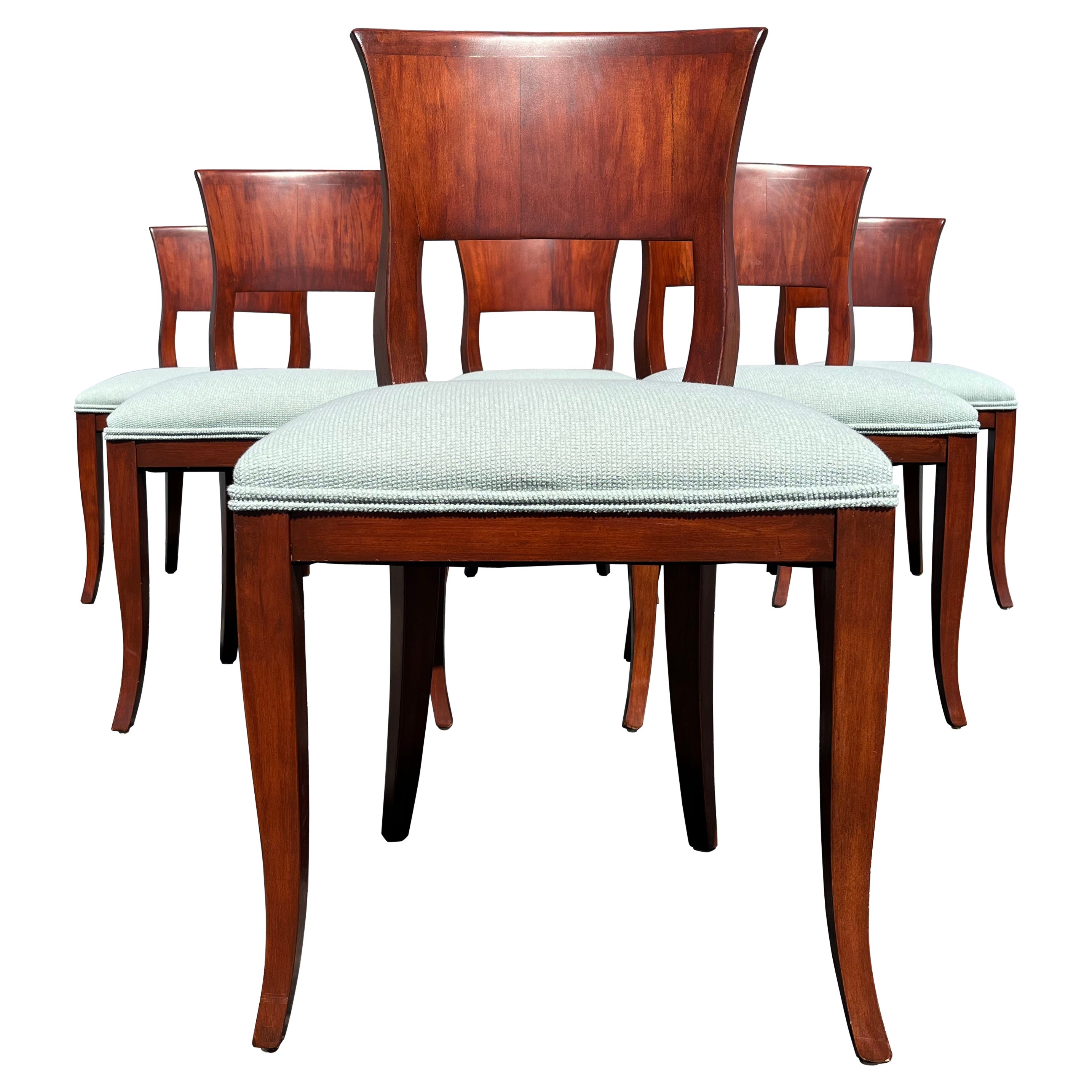 Set of Twelve Elegant Dining Chairs