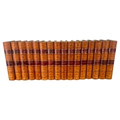 Used Set of Sixteen Leather Bound Book by Charles Reade