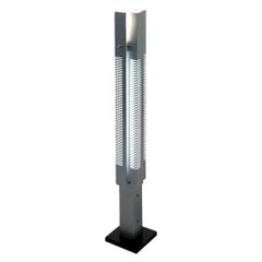 Serge Mouille Mid-Century Modern Aluminium Small Signal Column Floor Lamp