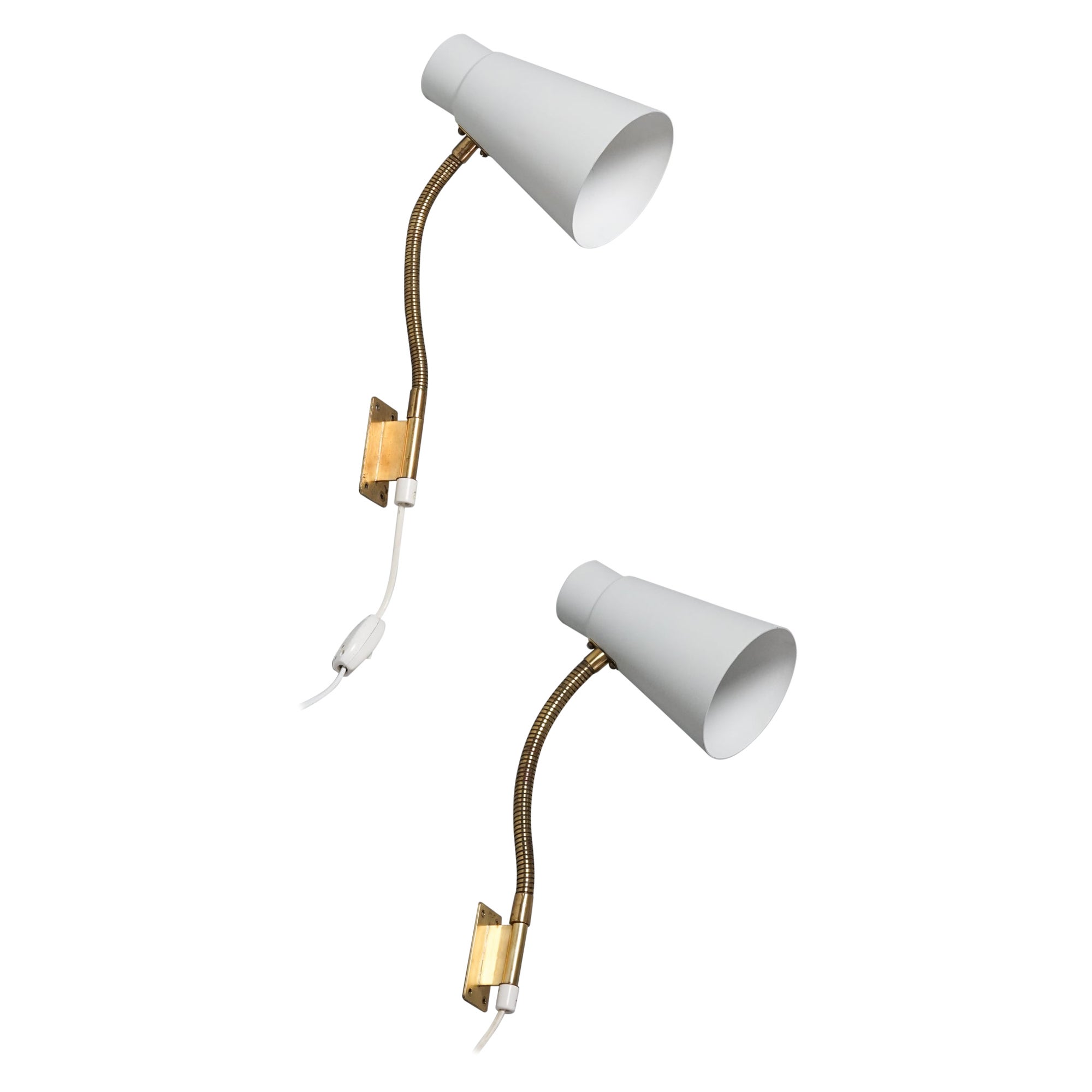 Ein Paar Itsu Wall Lights, 1960er Jahre