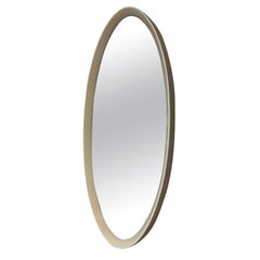 20e siècle Français Miroir ovale vintage, 1970