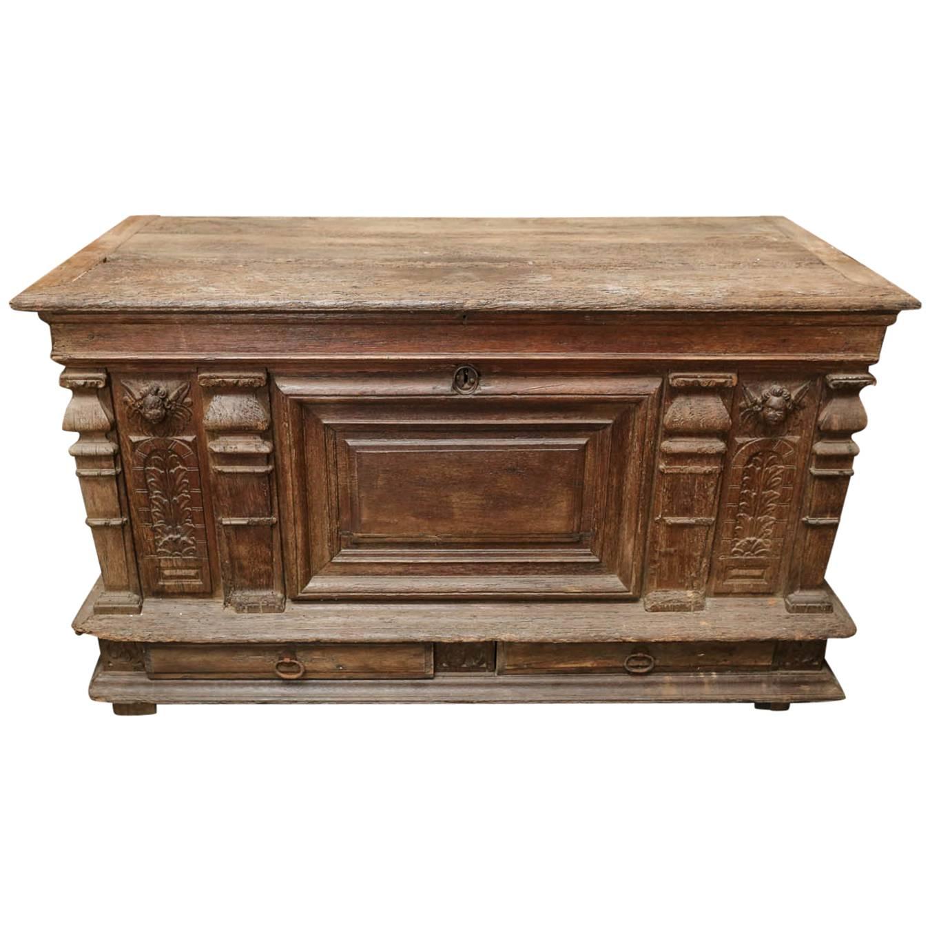 16th Century Italian Buffet Trunk For Sale