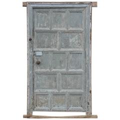 Antique Spanish 18th Century Door Scraped to Original Paint