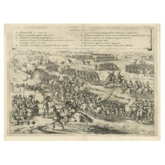 The Aftermath of Battle for Oudenaarde in the Eighty Years' War Engraved in 1632