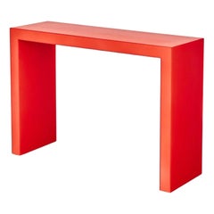 One Way Shift Resin Console/Table in Red by Facture, REP by Tuleste Factory