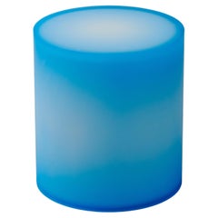 Drum Resin Side Table/Stool in Blue by Facture, Represented by Tuleste Factory