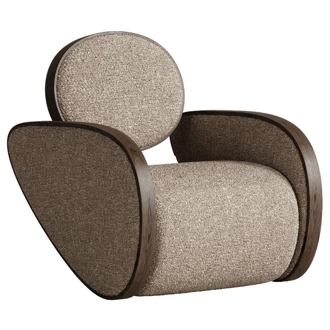 Beigefarbener Nautilus-Stuhl von Plyus Design im Angebot