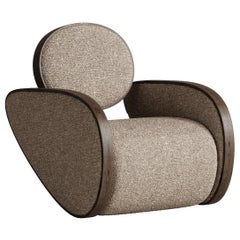 Beige Nautilus Chair by Plyus Design