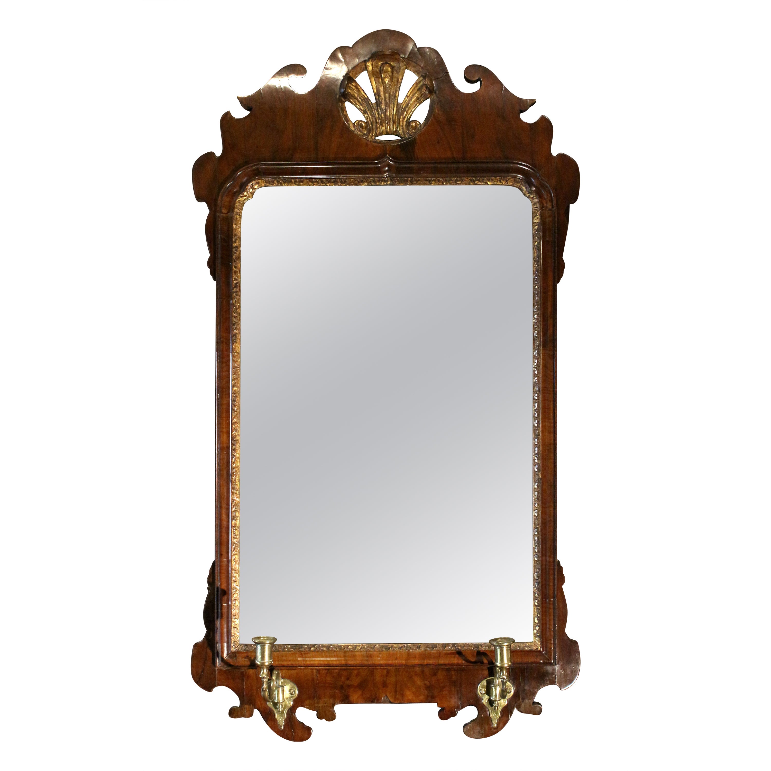 Circa 1730-50 George II Period English Girondole Mirror For Sale
