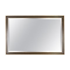 BEAUTIFUL GOLD & silber beVELLED MIRROR j1