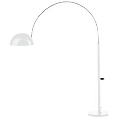 Lampadaire 'Coupé' modèle 3320/R en blanc pour Oluce, de Joe Colombo