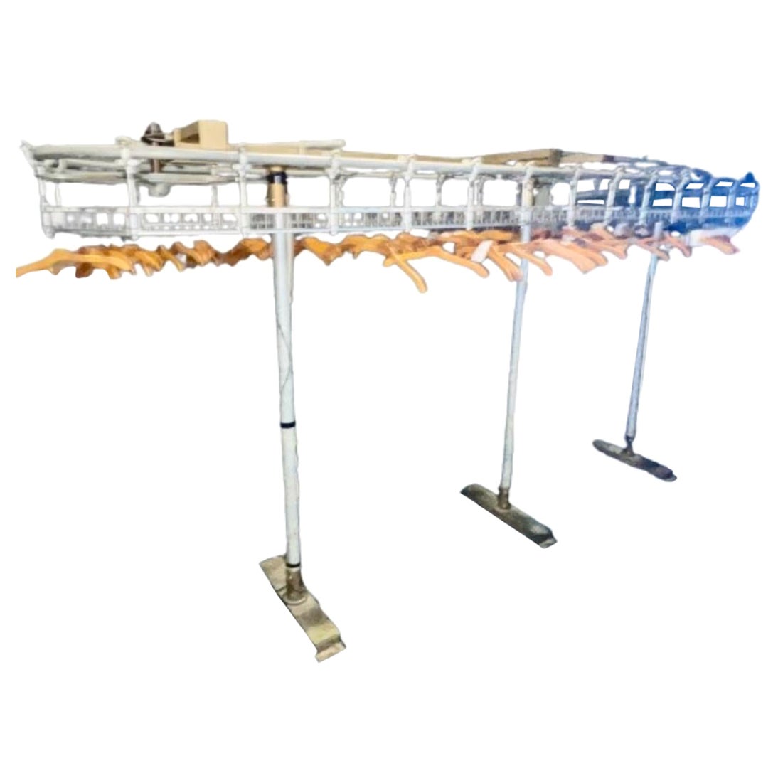 White Stor-U-Veyor Garment Conveyor Coat Check System