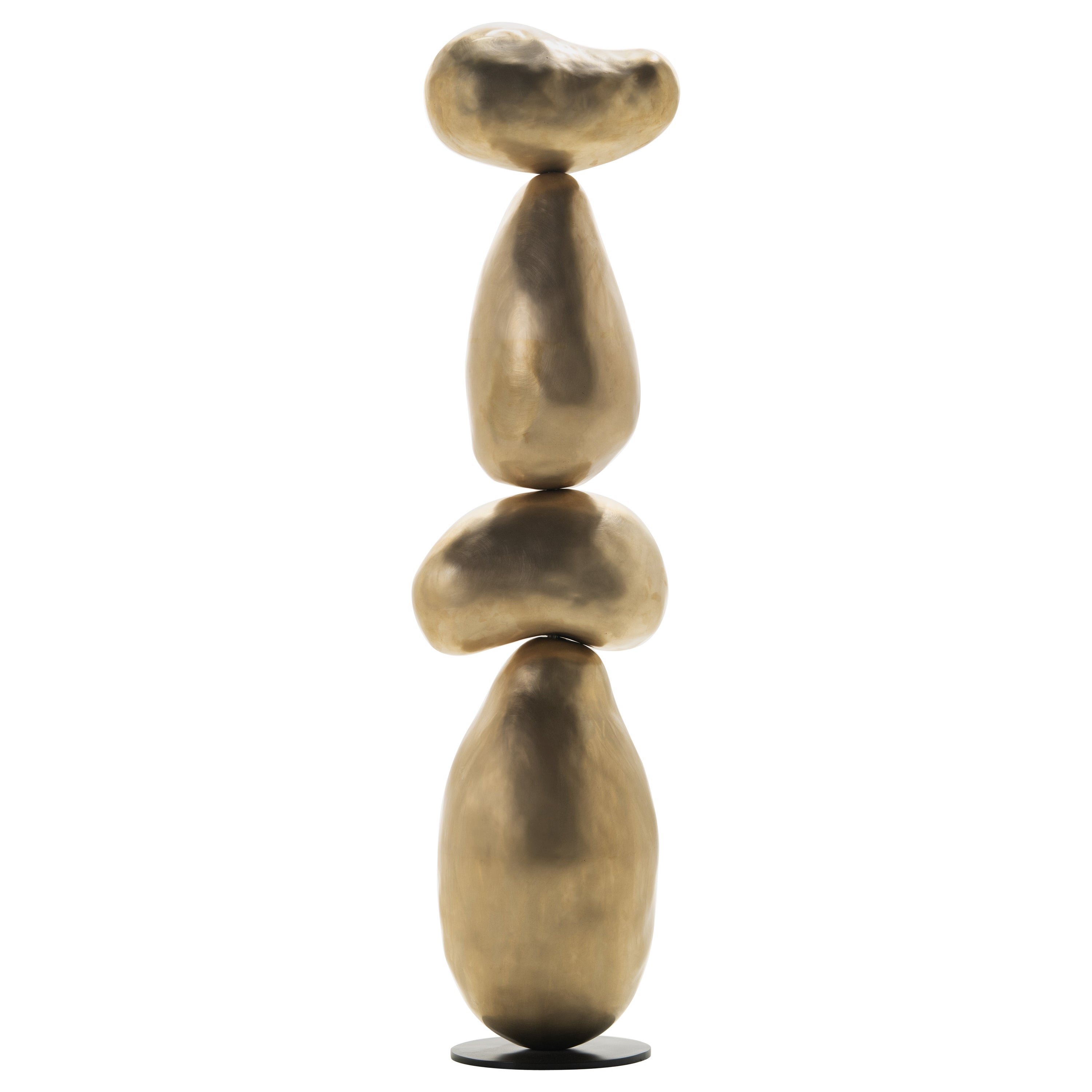 Limited Edition Totem Pole made in Pure Brass For Sale