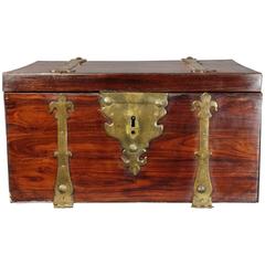 Small 19th Century Wooden Chest