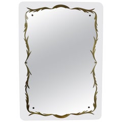 Italian Modern Fontana Arte Style Mirror