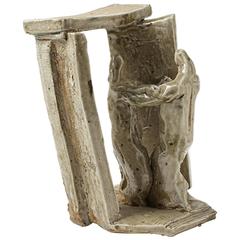 Rare Ceramic Sculpture by Eva Eisenloeffel, La Borne, circa 1970 9