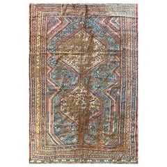 Antique Persian Qashqai Rug, As Is