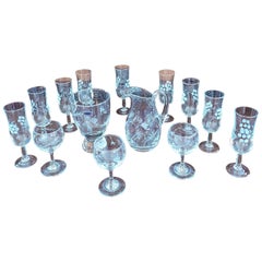 Duiske Irisches handgeschliffenes Glaswaren-Set