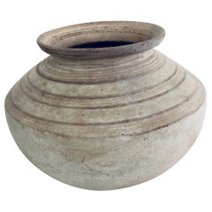Handgefertigter Behältergefäßgefäßtopf aus Keramik, Ungarn, frühe 1900er Jahre